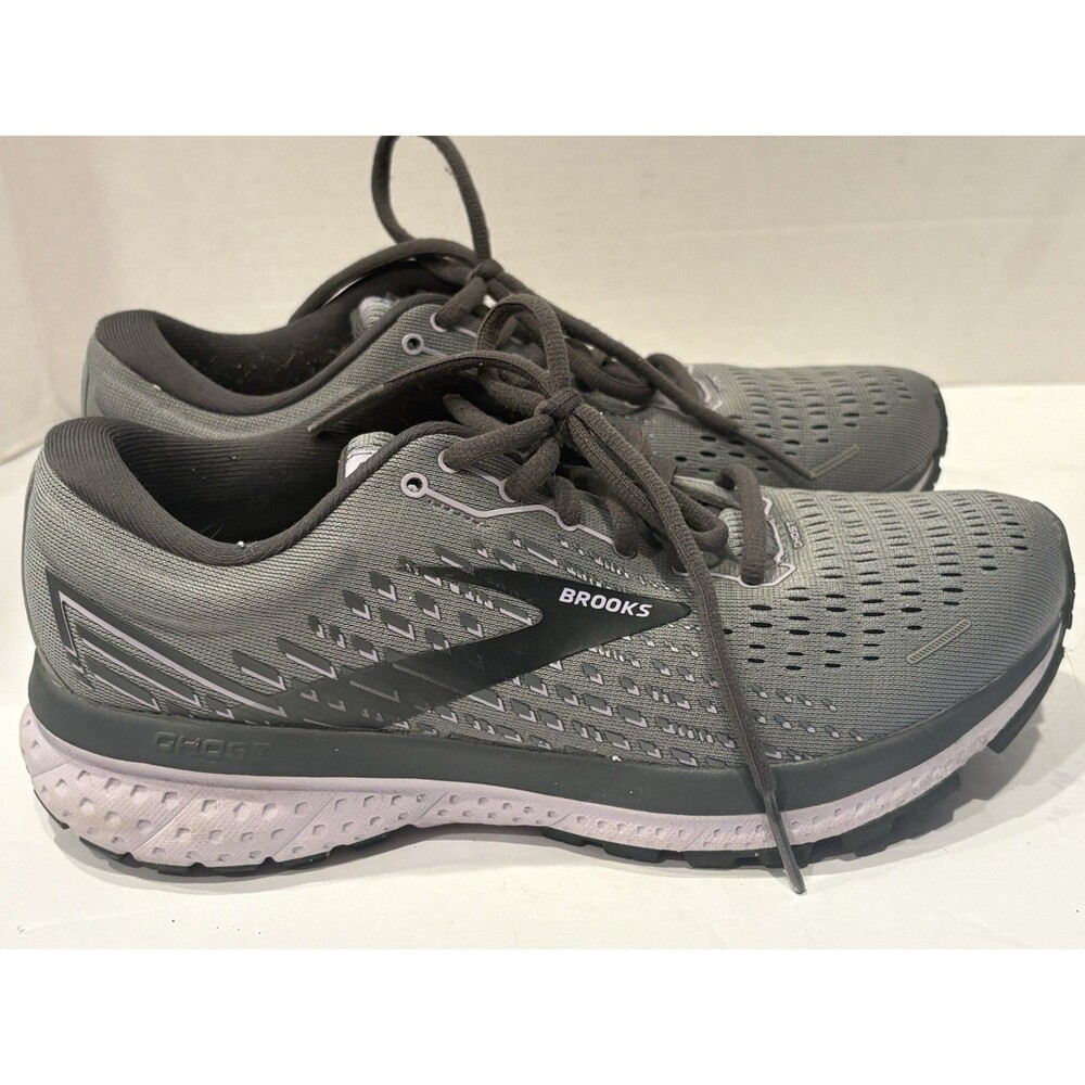 Brooks Ghost 13 Womens Size 7.5 Gray Running Walking Shoes Sneakers 1203381b084